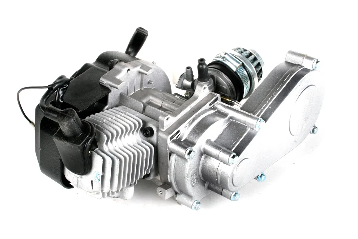 Dirtbike Motor komplett mit Getriebe 49cc mit 3,5PS Pocket Bike Mni ATV Mini Quad Kinderquad
