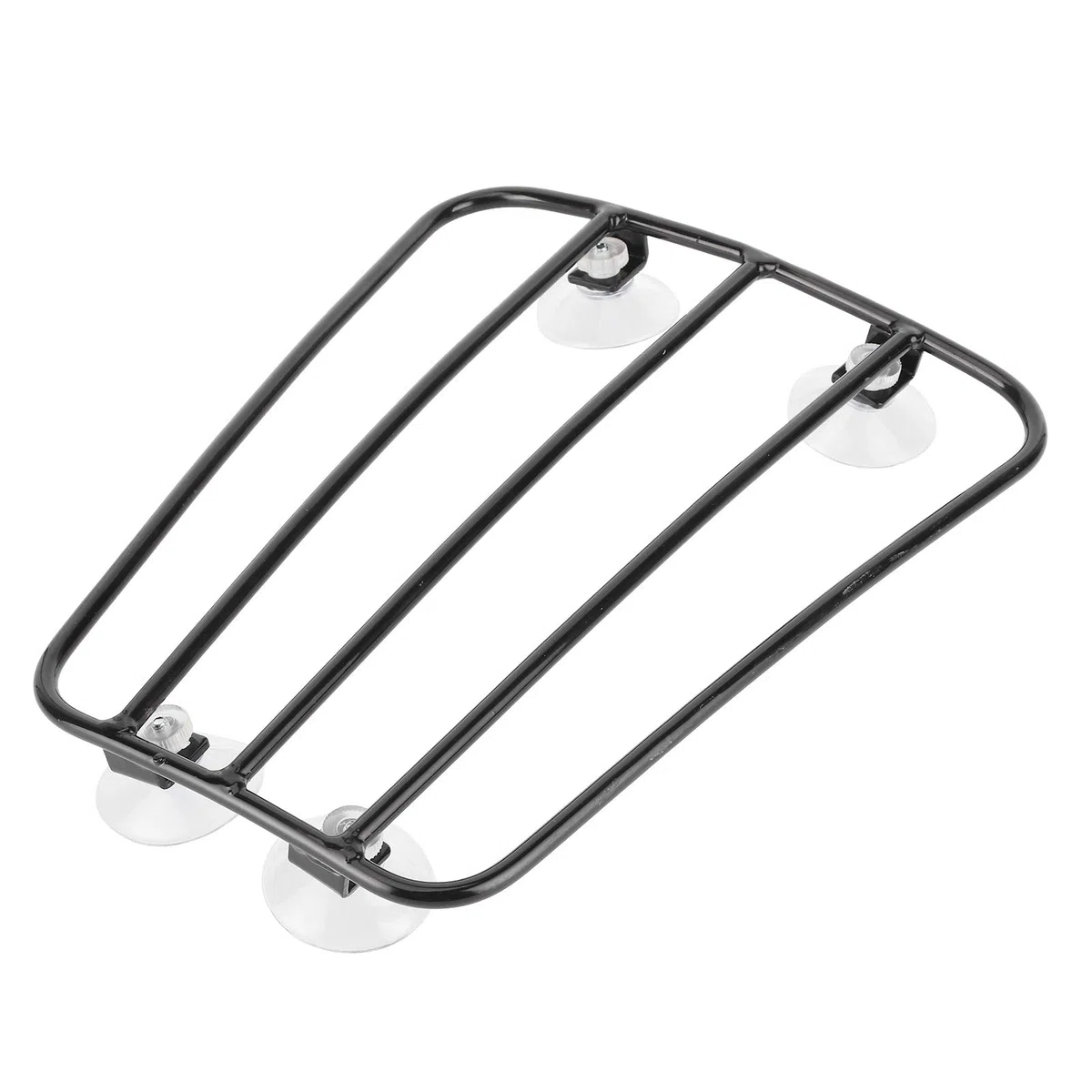 Motorrad Gepäckträger vorne, Motorrad Kraftstofftank Gepäckträger Gepäckträger Universal Retro Style Gepäckträgerhalterung(A (schwarz))