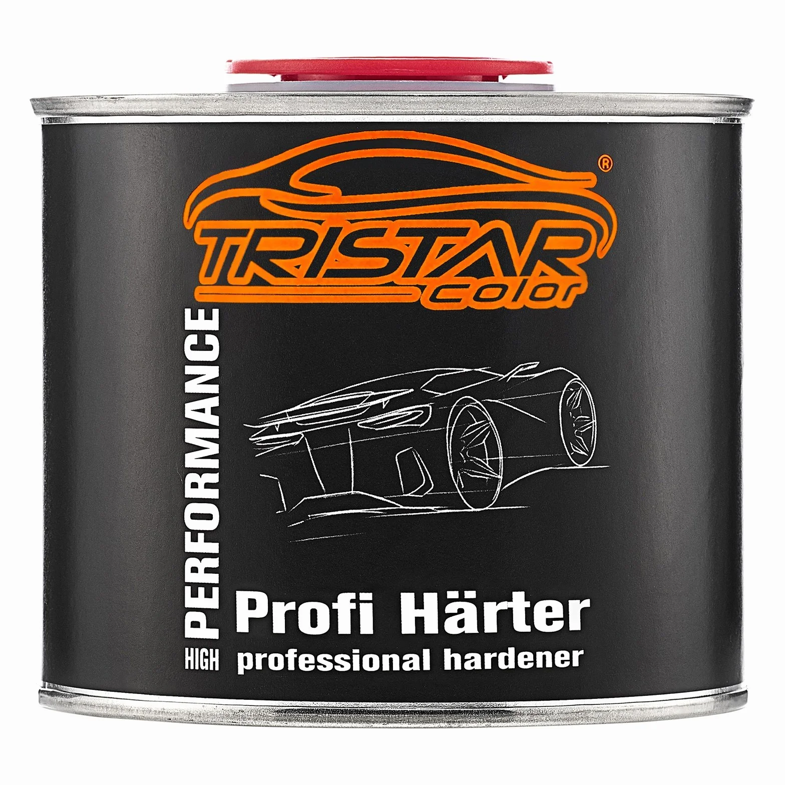 TRISTARcolor RAL 9005 Tiefschwarz glänzend 2K Autolack 1,5 Liter / 1500 ml Dose inkl. Härter