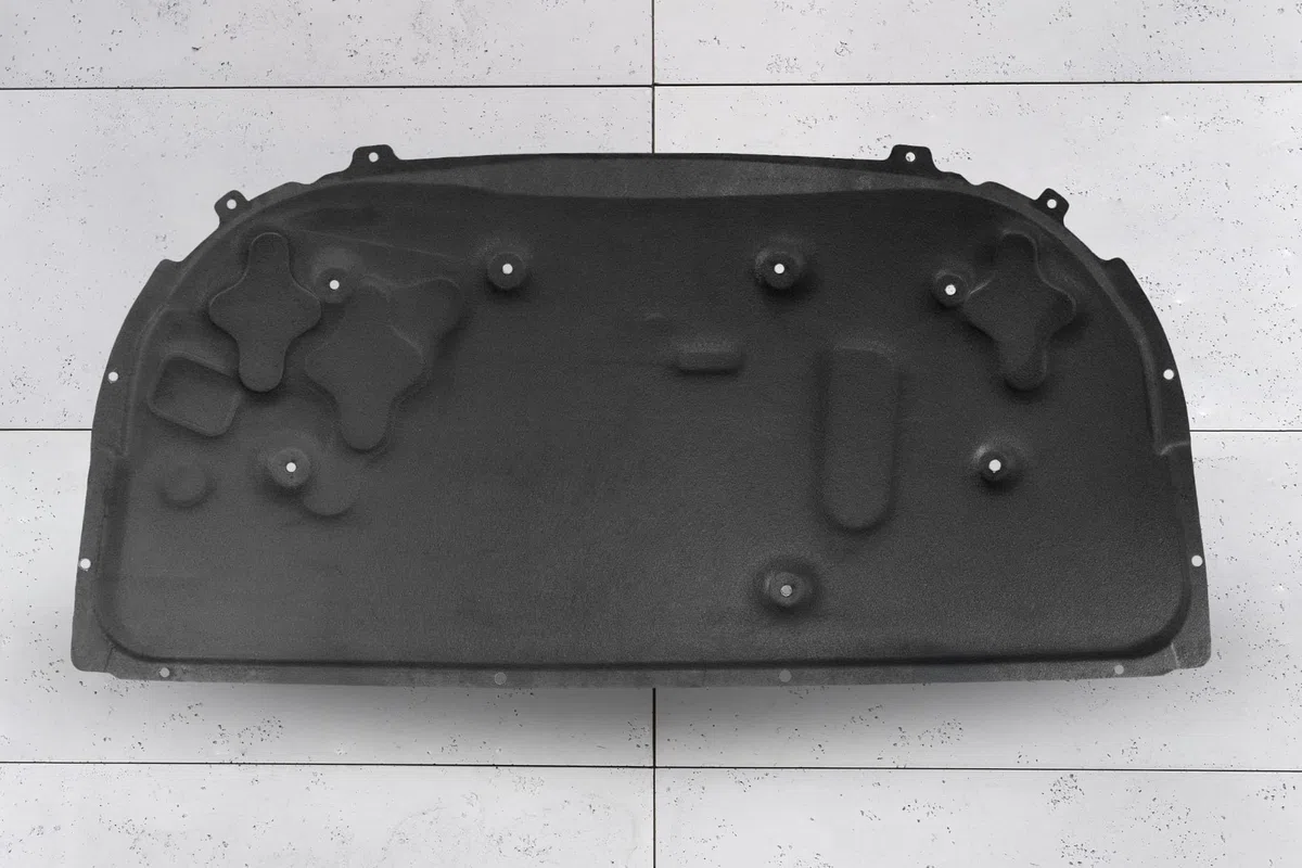 GEPCO Dämmmatte Motorhaube Motorhaubendämmung Motorraumdämmung mit Clips kompatibel mit OPEL ASTRA H 2004-2014 13114637