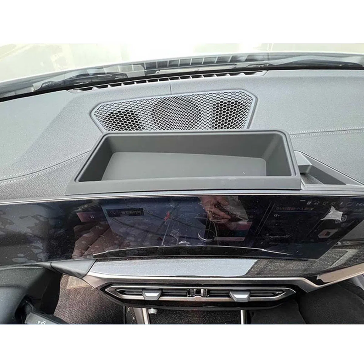 Auto-Armaturenbrett-Aufbewahrungsbox für BMW G20 2023, Auto Armaturenbrett Ablage Brillenhalterung Anti-Rutsch Auto Zubehör