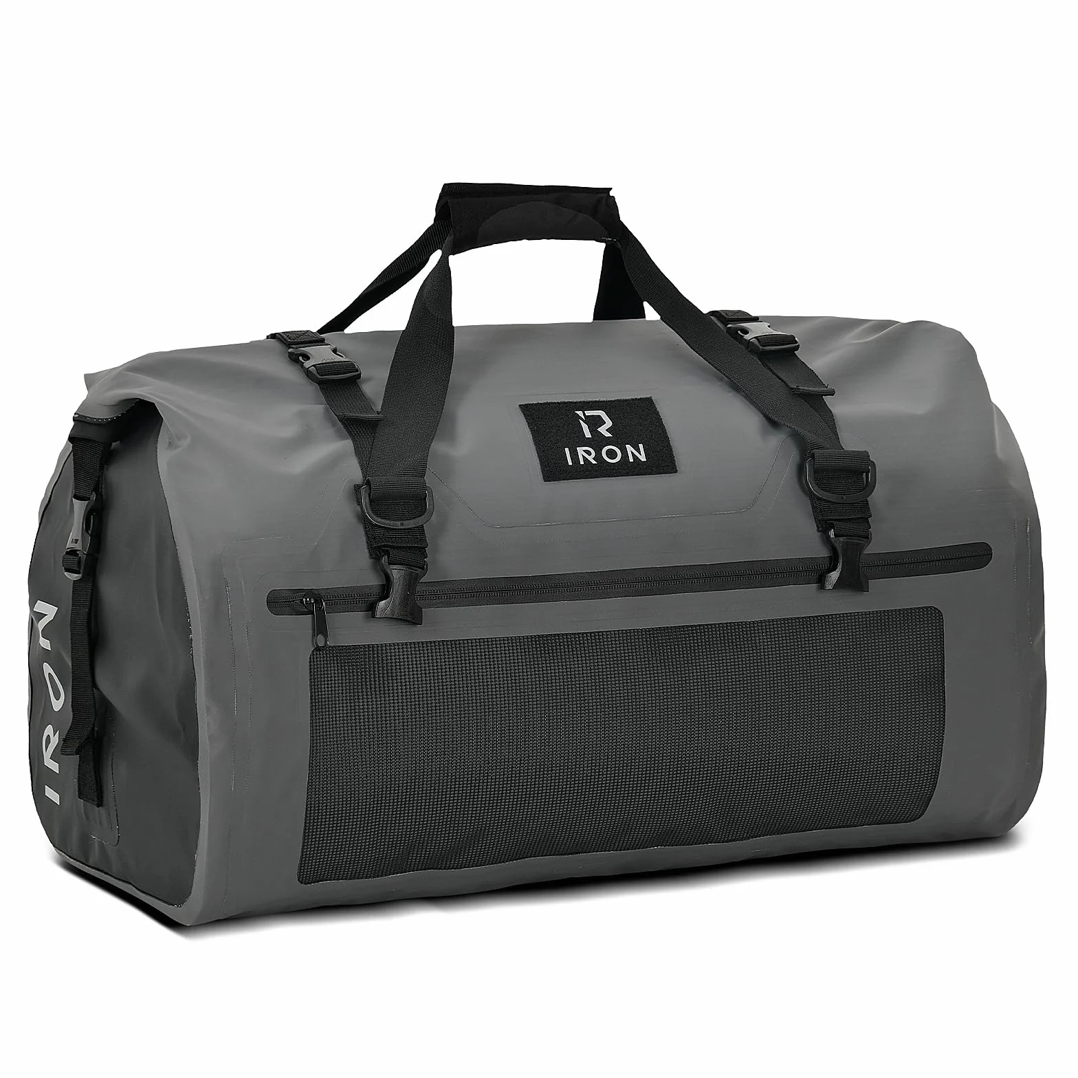 BORLENI Motorrad Hecktasche Gepäckrolle wasserdicht 30L mit Rolltop, Reflektoren, MOLLE-System
