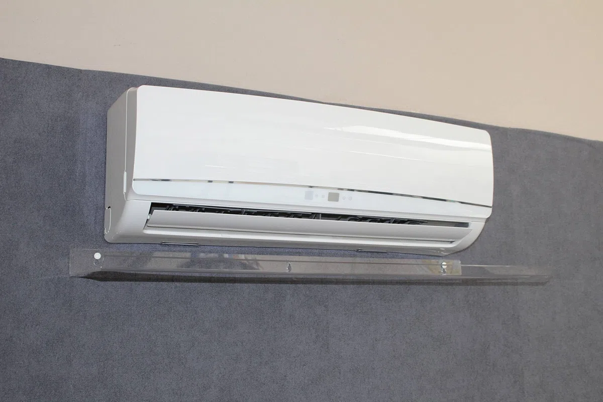 Idrotop Windabweiser für Split Klimaanlage Transparent 900 x 300 x 30 cm