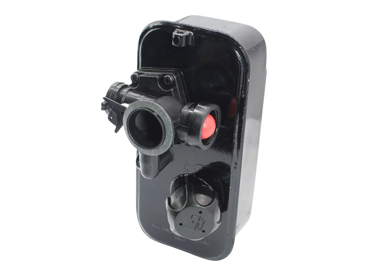 Secura Benzintank & Vergaser Set - passend für Briggs & Stratton Quattro 494406/498809 - Ersatz für Rasenmäher Motoren - inkl. Dichtungen - langlebig & passgenau