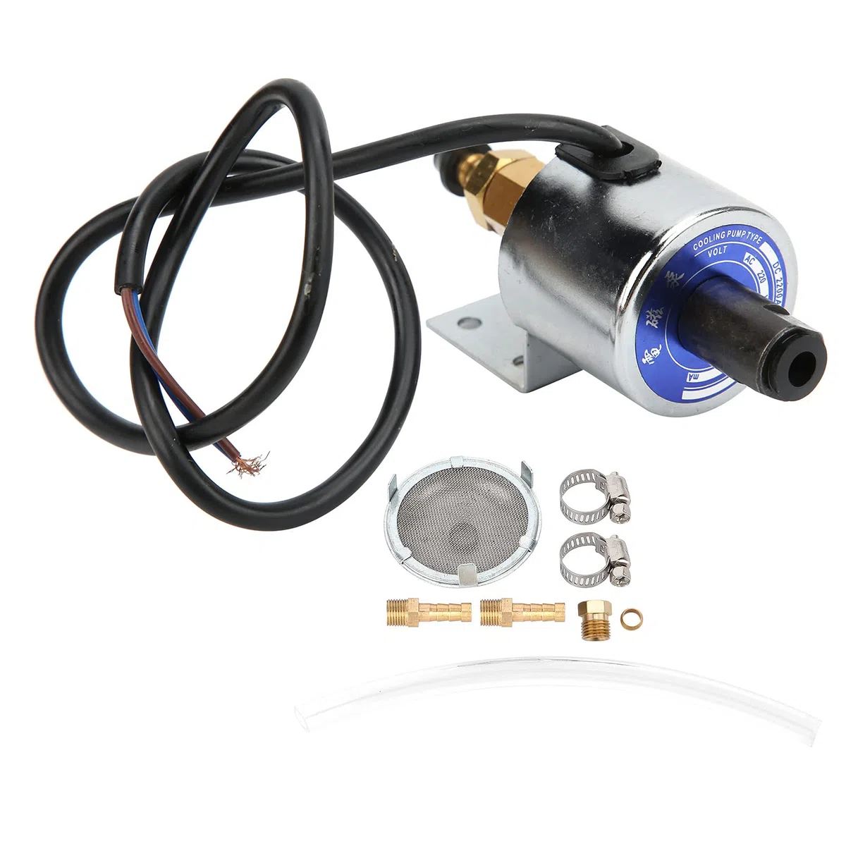 Automatische Schmierölpumpe mit Filter, Mini-CNC-Schmierpumpe 400-500cc/min, AC 220V Ölpumpe für Schleifmaschinen, Fräsmaschinen, Bohrdrehmaschinen - Edelstahlgehäuse