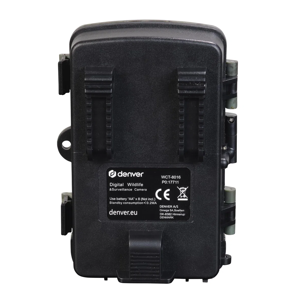 Denver WCT-8016 Wildkamera – 50 MP Fotos, 4K UHD Video, Nachtsicht mit IR-LEDs, Bewegungsmelder, Wasserdicht IP65, Ideal für Wildtierbeobachtung & Überwachung