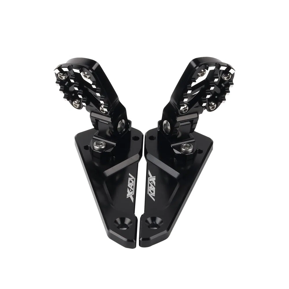 MOQIAOSEIKO CNC Aluminium Motorrad klappbare Beifahrer Fußrasten hinten Pedal für Honda XADV750 X ADV X-ADV 750 2021 2022 2023 2024 2025
