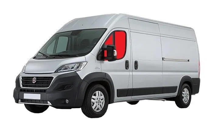Living in a Bubble Isolierte verdunkelnde Frontscheibenabdeckungen für Volkswagen Crafter 2017 und höher (Driver/Passenger Door 2017-Current)