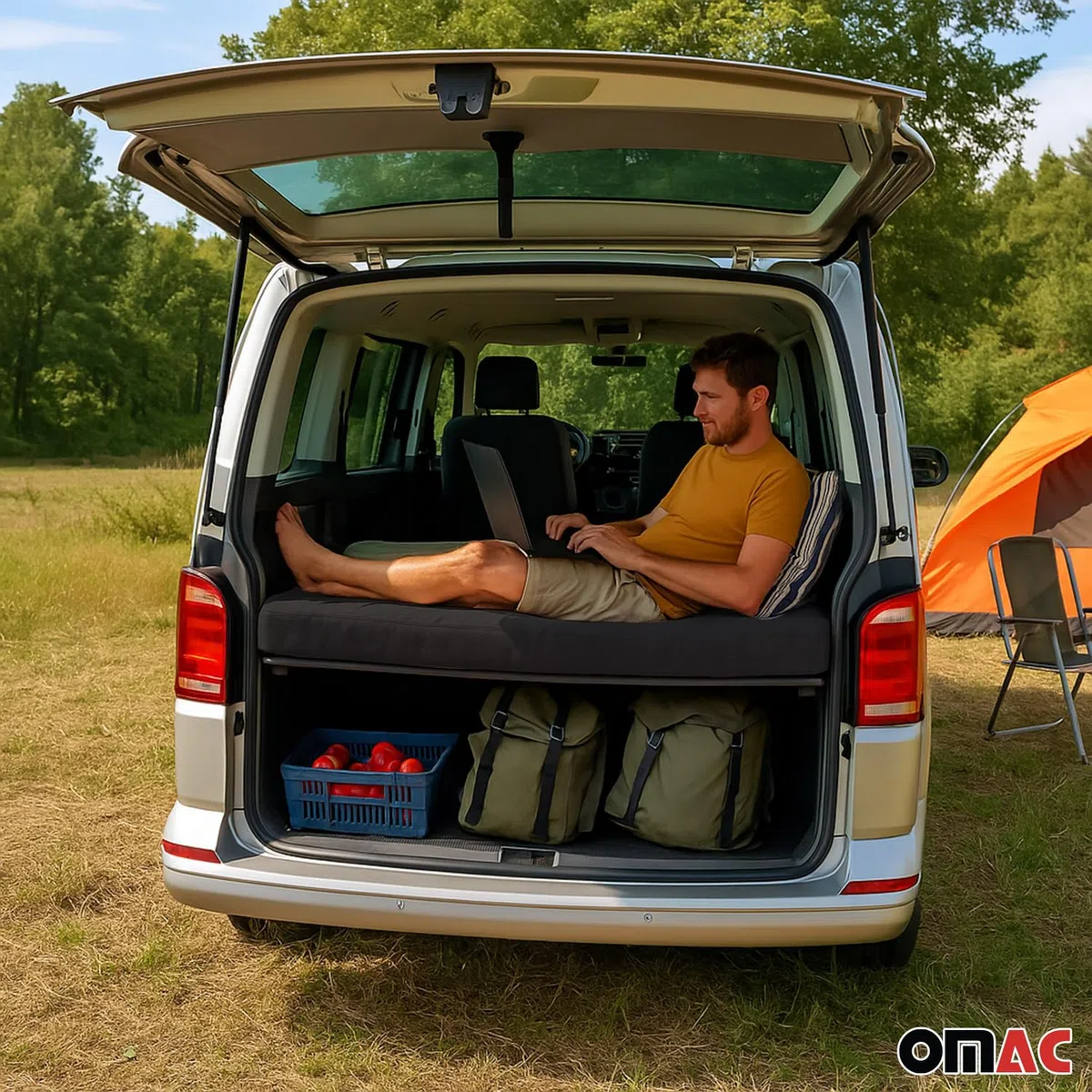 OMAC Multiflexboard Bettverlängerung kompatibel mit Ford Tourneo Custom V710 2023-2026 3tlg