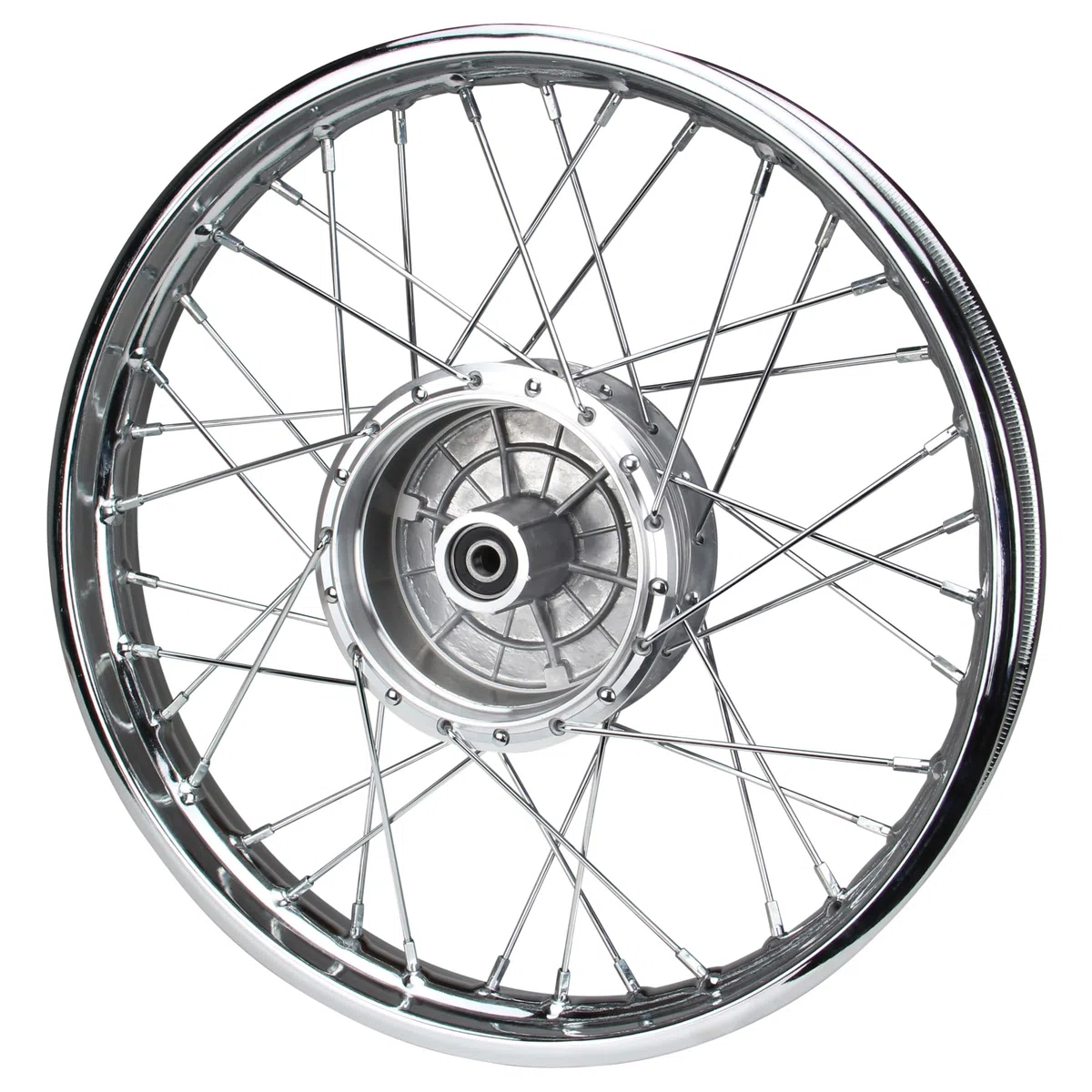 Stahl Speichenrad inkl. Speichen Nabe Felge 1,6x16 Zoll kompatibel mit Simson S50 S51 Star KR 51 Schwalbe Duo