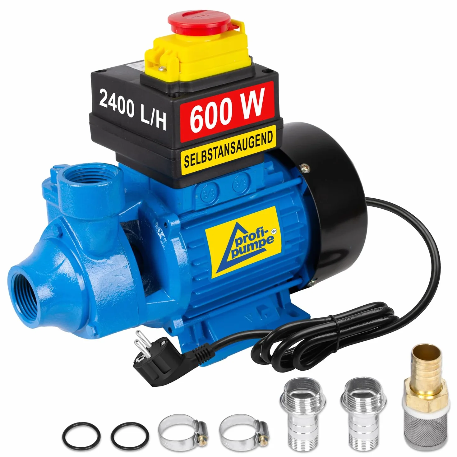 Dieselpumpe Ölpumpe Biodiesel Heizölpumpe 230V, JETZT MIT EXTRA-Ersparnis! BIODIESEL KRAFTSTOFFPUMPE 230V Elektro FASS-Pumpe mit Schlauch, Diesel-Vorfilter mit austauschbarem Filtereinsatz