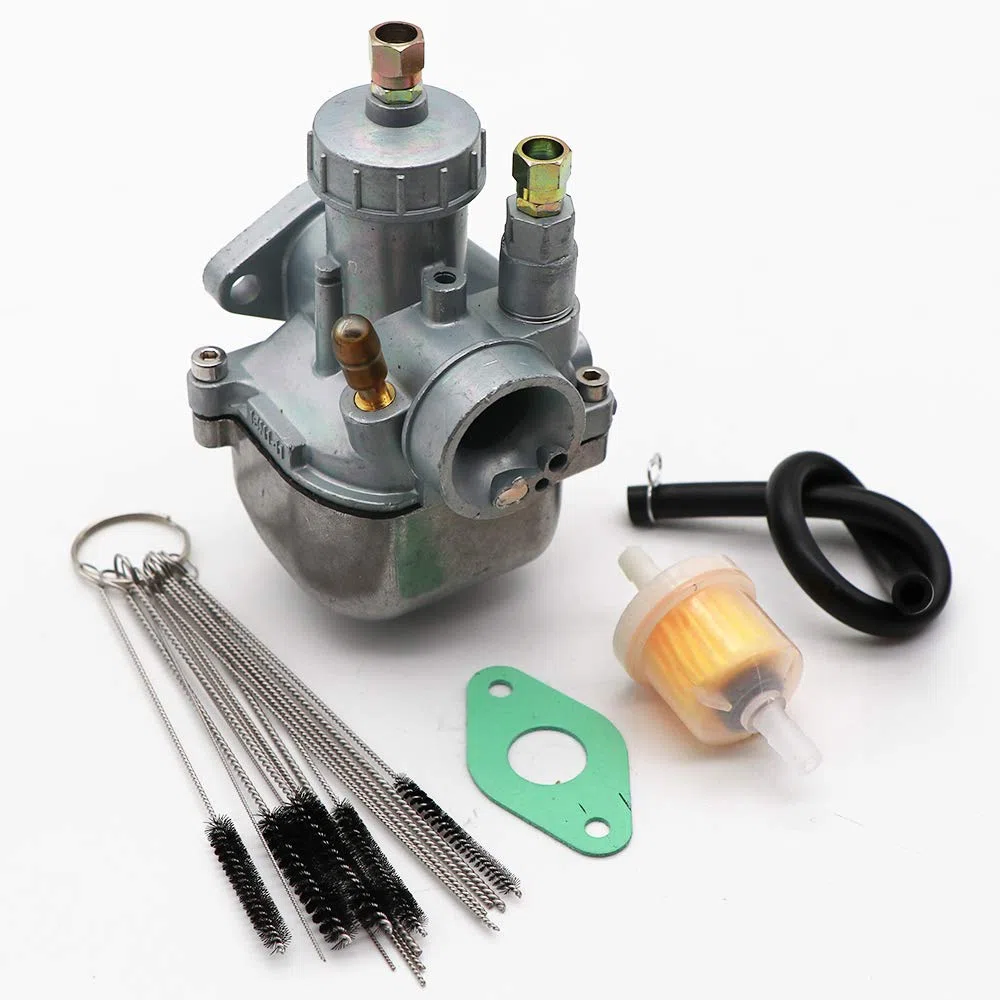Vergaser 16mm 16N1-11 für Simson S50 S51 S53 S70 KR51/2 ZT Tuningvergaser, + Vergaser Carbon Reiniger Kit & Kraftstofffilter Dichtung