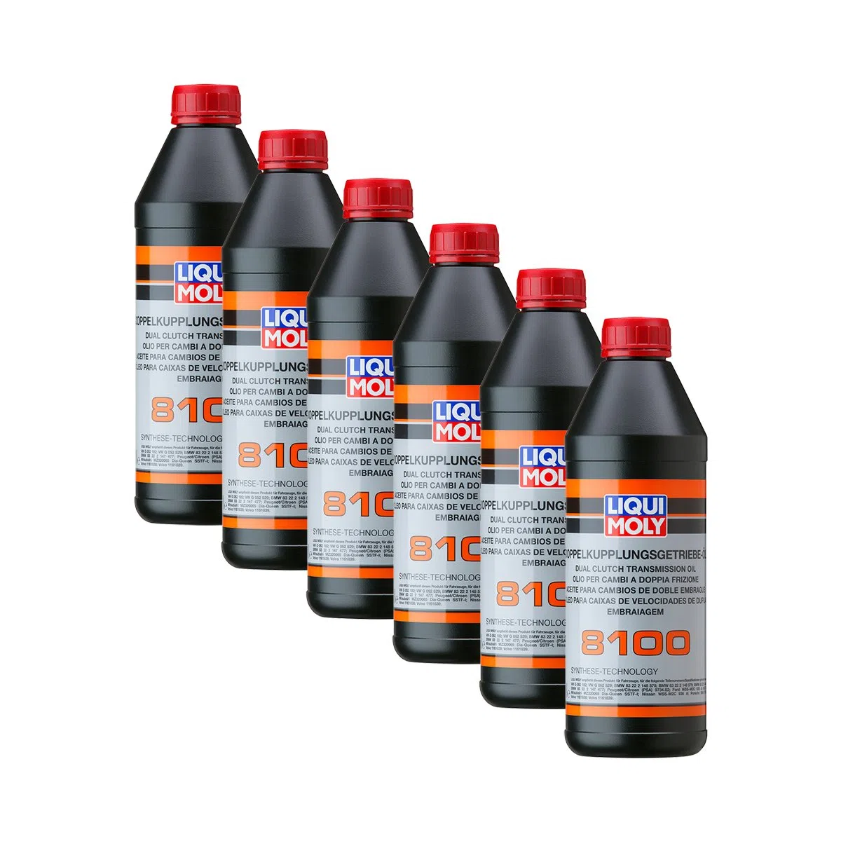 6x LIQUI MOLY 3640 Doppelkupplungsgetriebe-Öl 8100