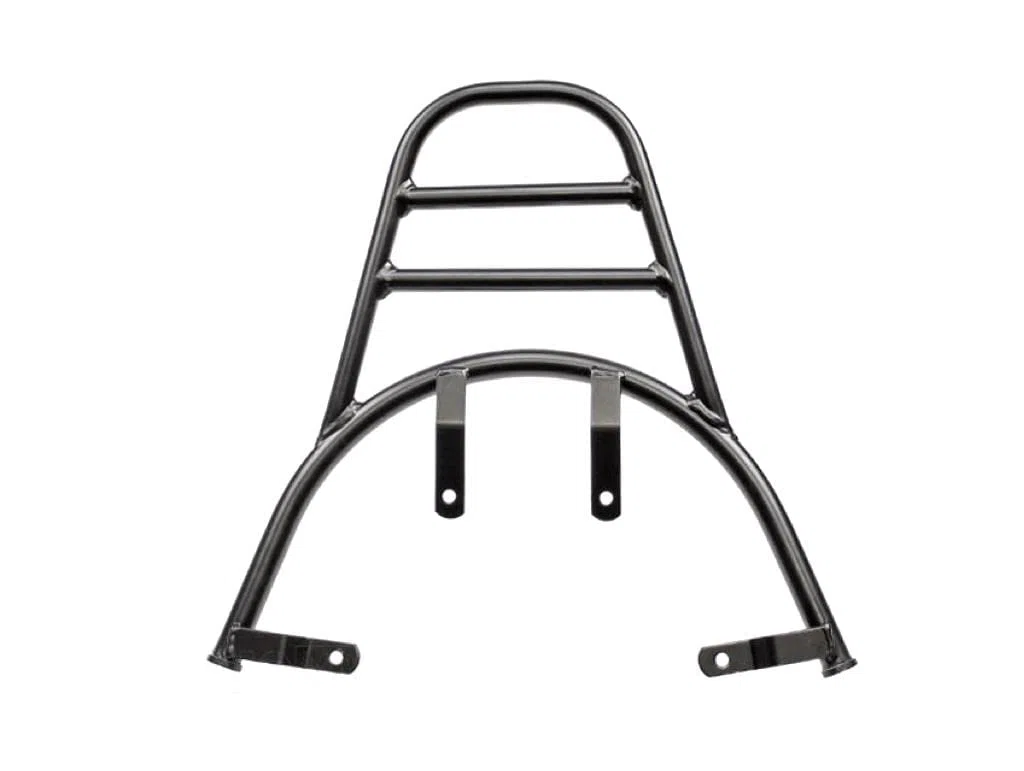 Gepäckträger Topcase-Halter Heckträger Schwarz passend für Piaggio Zip 2 50 100 4-Takt – Stabiler Kofferträger für Roller – max. 15 kg Traglast – Maße: 405 x 380 mm