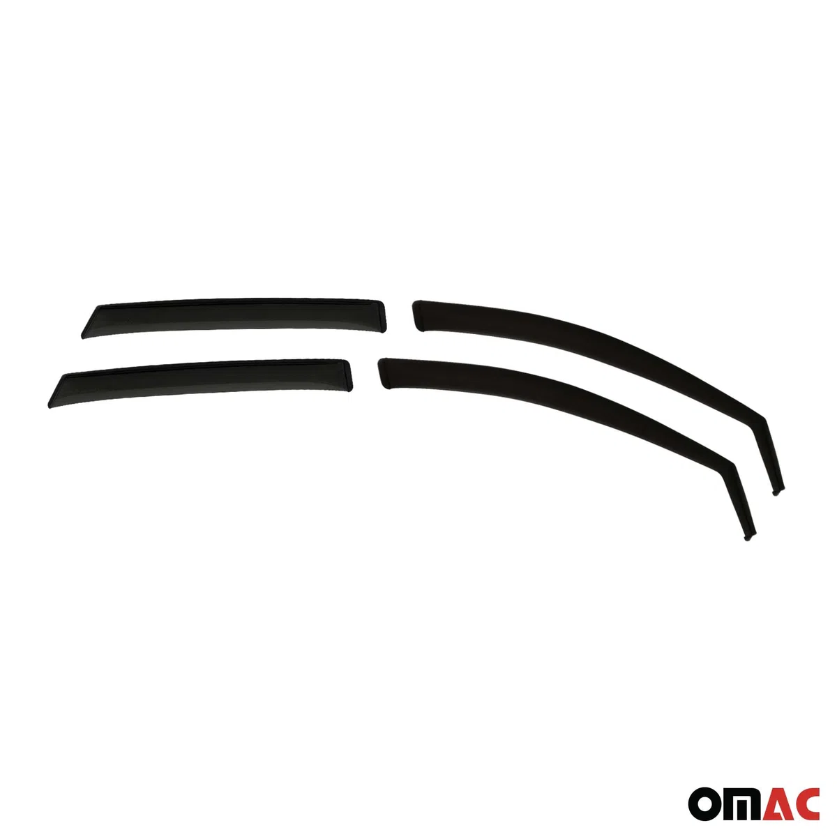 OMAC Windabweiser Regenabweiser kompatibel mit Hyundai Tucson 2022-2026 Dunkel Acryl 4tlg