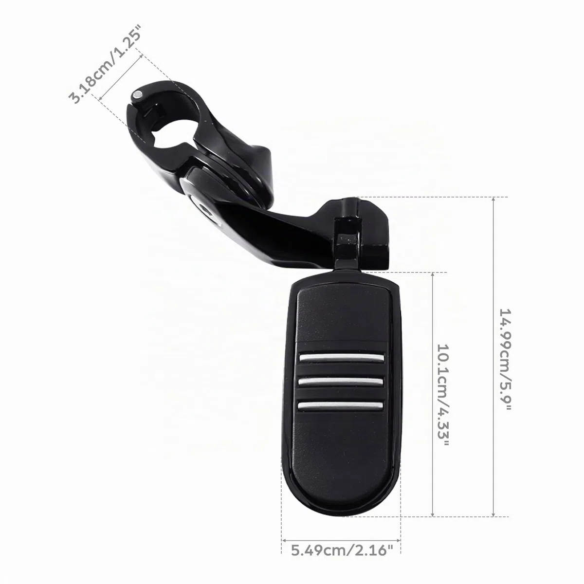 TCMT Highway Pegs Autobahn Fußstützen 32mm Motorschutzbügel Motorrad Highway Fußrasten Passend für Harley Touring Road Electra Street Glide Road King Dyna Sportster