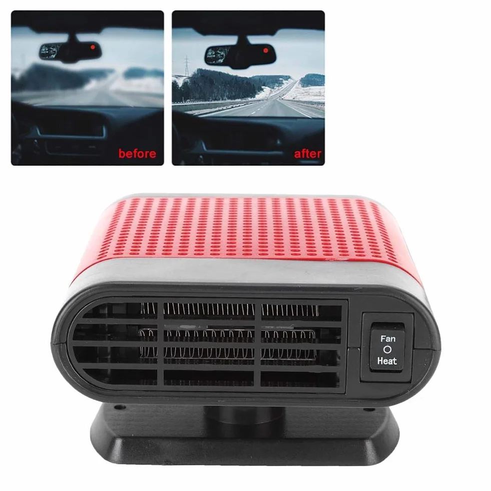 Autoheizung, 24V 150W Universal Windschutzscheibenheizung Abtauung Defogger Autoheizung Tragbare Heizung Geeignet für LKW-Bus