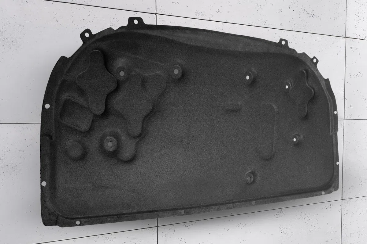 GEPCO Dämmmatte Motorhaube Motorhaubendämmung Motorraumdämmung mit Clips kompatibel mit OPEL ASTRA H 2004-2014 13114637