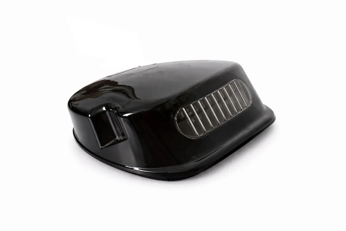 Germany Motorsports Motorrad Mini LED Rücklicht passend für Harley Davidson Modelle schwarz getönt e-geprüft