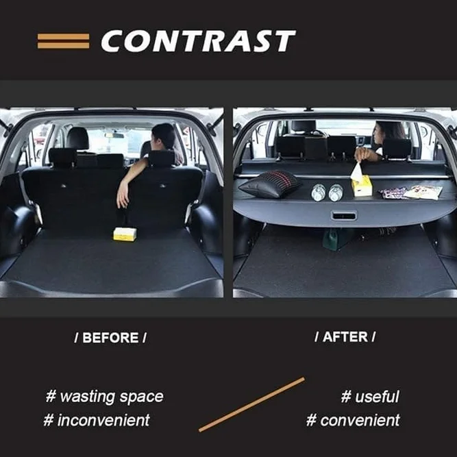 Versenkbare Kofferraumabdeckungen, für Toyota RAV4 RAV 4 XA50 MK5 2024 2023 2019 2020， Kofferraum Ablagefläche Abdeckungen Privatsphäre Car Styling Zubehör
