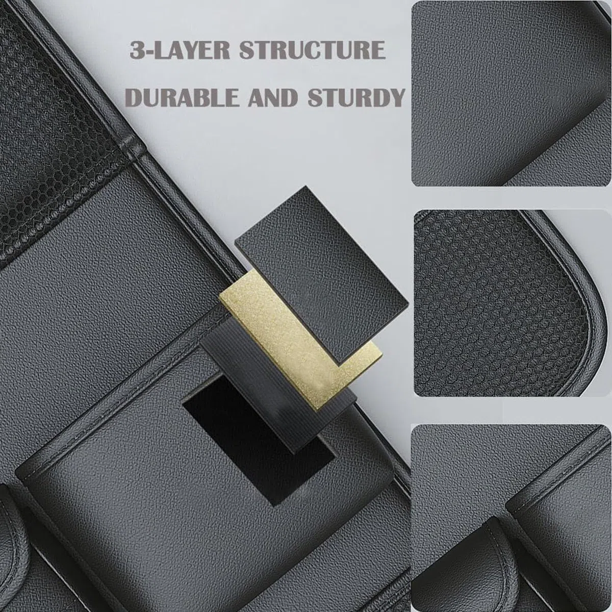 Autorücksitz-Organizer, für Ford Tourneo Courier I MPV 2014-2023 2024 2025 Auto Rücksitz Kofferraumtasche mit mehrere Taschen Verstellbarem Riemen Fahrzeugzubehör