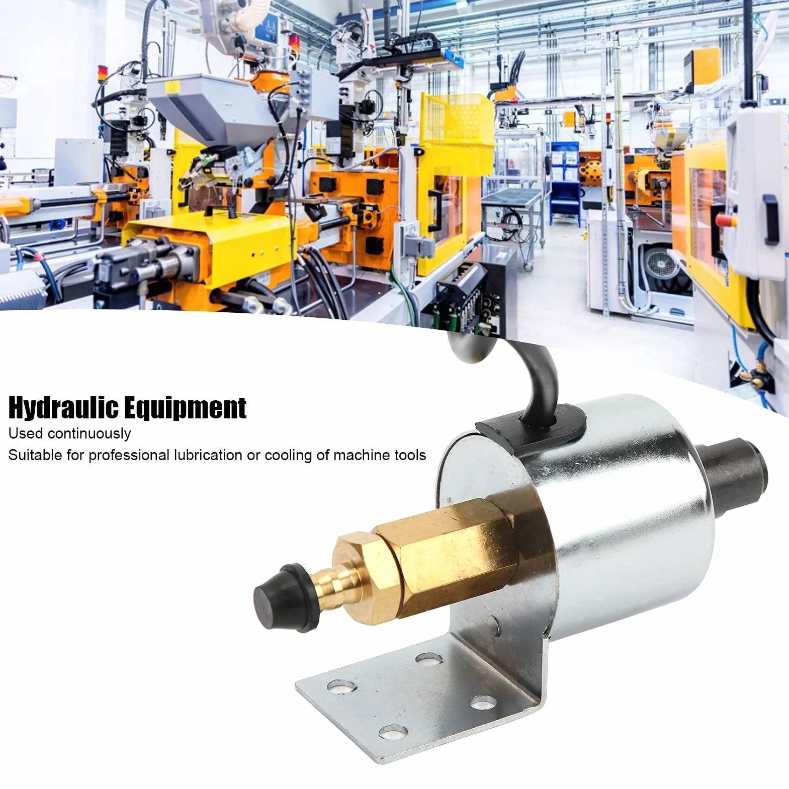 Automatische Schmierölpumpe mit Filter, Mini-CNC-Schmierpumpe 400-500cc/min, AC 220V Ölpumpe für Schleifmaschinen, Fräsmaschinen, Bohrdrehmaschinen - Edelstahlgehäuse