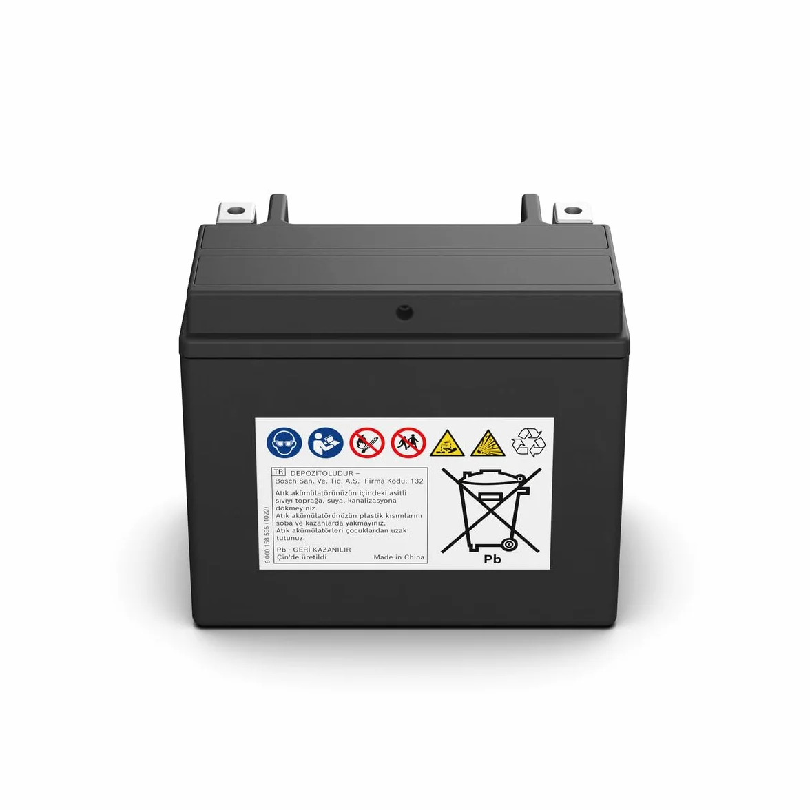 Bosch FA104 - AGM-Motorradbatterie - 12V 180A 10Ah - Geeignet für Motorräder, Motorräder, Enduros, Roller, Quads, Jetskis - Kompatibel M6014, BTX12-BS, BTX12