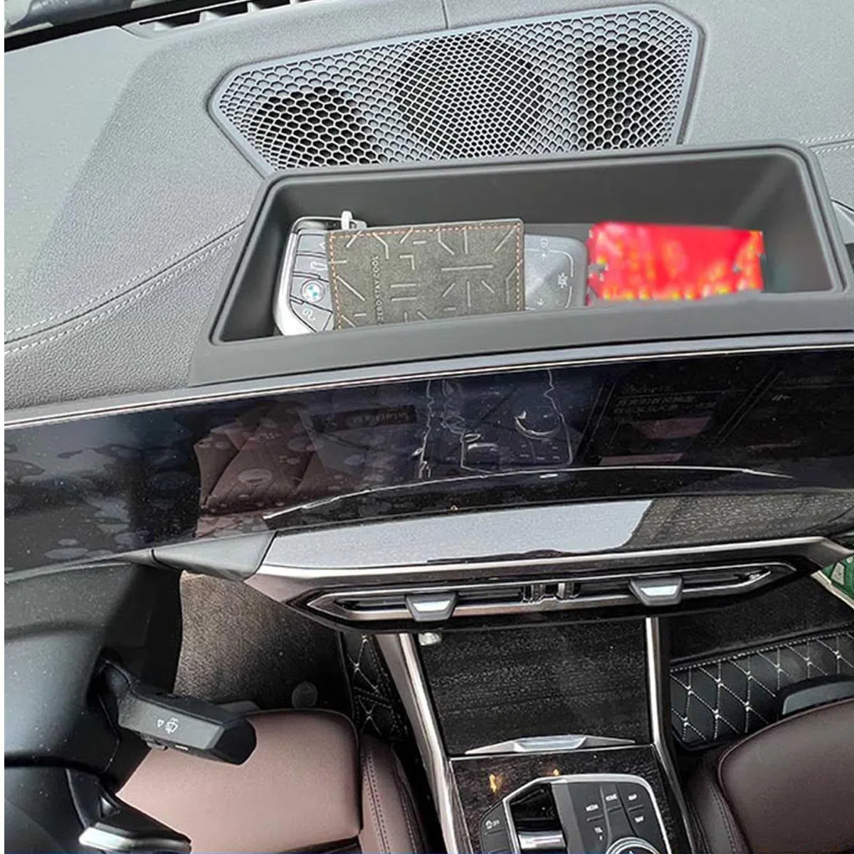 Auto-Armaturenbrett-Aufbewahrungsbox für BMW G20 2023, Auto Armaturenbrett Ablage Brillenhalterung Anti-Rutsch Auto Zubehör