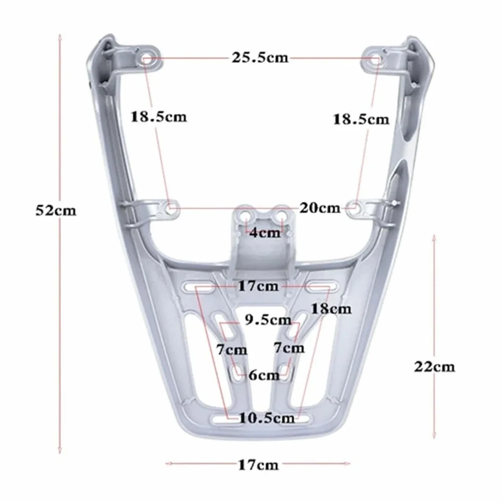 Gepäckträger Unterstützung Regal Motorradzubehör Gepäckträger Für NIU N1S/NQi/NQi Für Sport Für NQIGTS