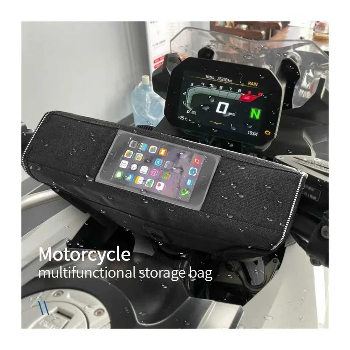 Motorrad Grifftasche Navigationstasche Für BM@&W R1250GS R1200GS R 1250 1200 GS Adventure ADV Motorradzubehör: wasserdichte Lenkertasche Mit Stauraum Und Navigationsfunktion(R1250GS)