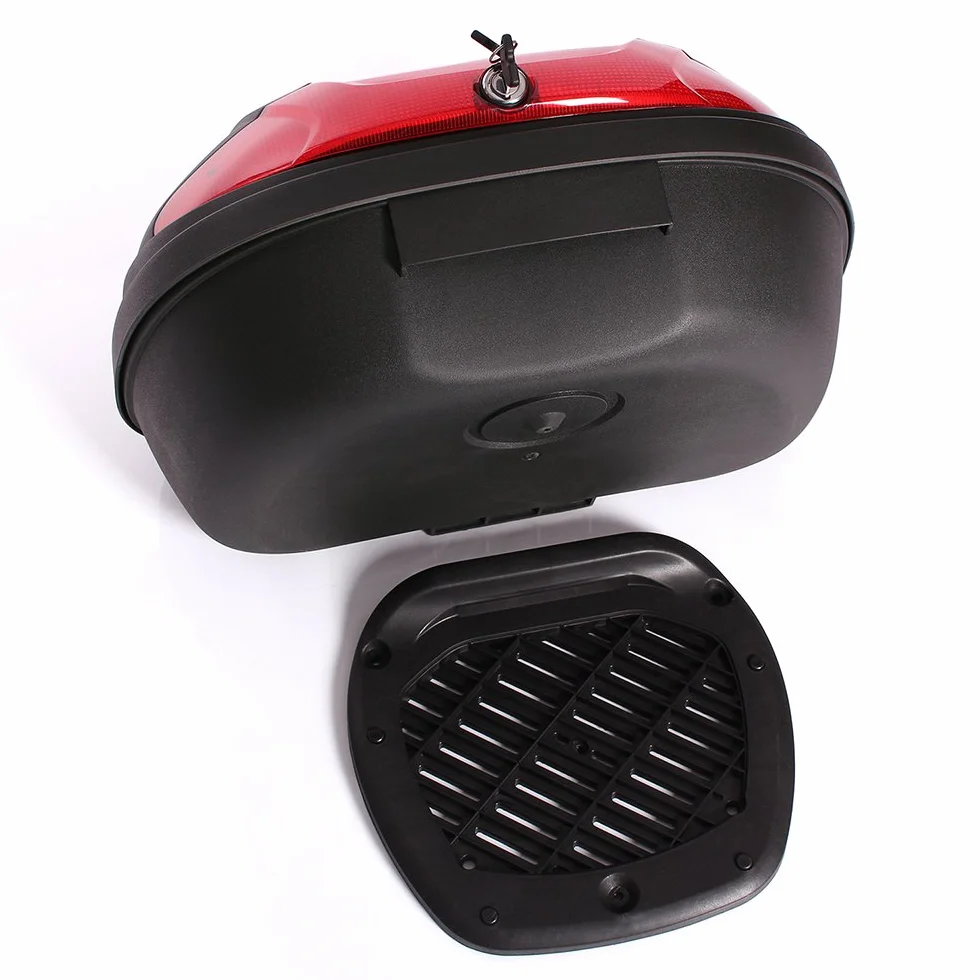 TRESKO XXL Topcase Motorradkoffer 48L passend für 2 Helme