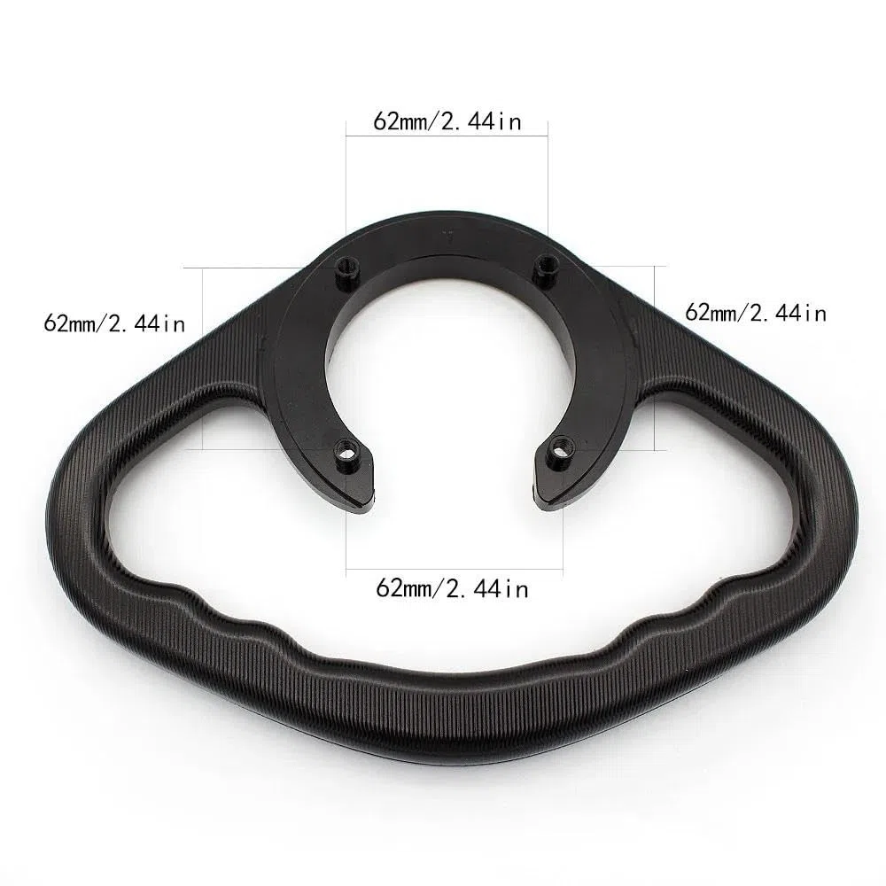 Motorrad-Haltegriff Für Suzuki K1 K2 K3 GSXR 600 750 1994-2003 GSXR1000 2000-2001 Motorrad Passagier Haltegriff Handgriff Hand Grip Tank Armlehne(Schwarz)