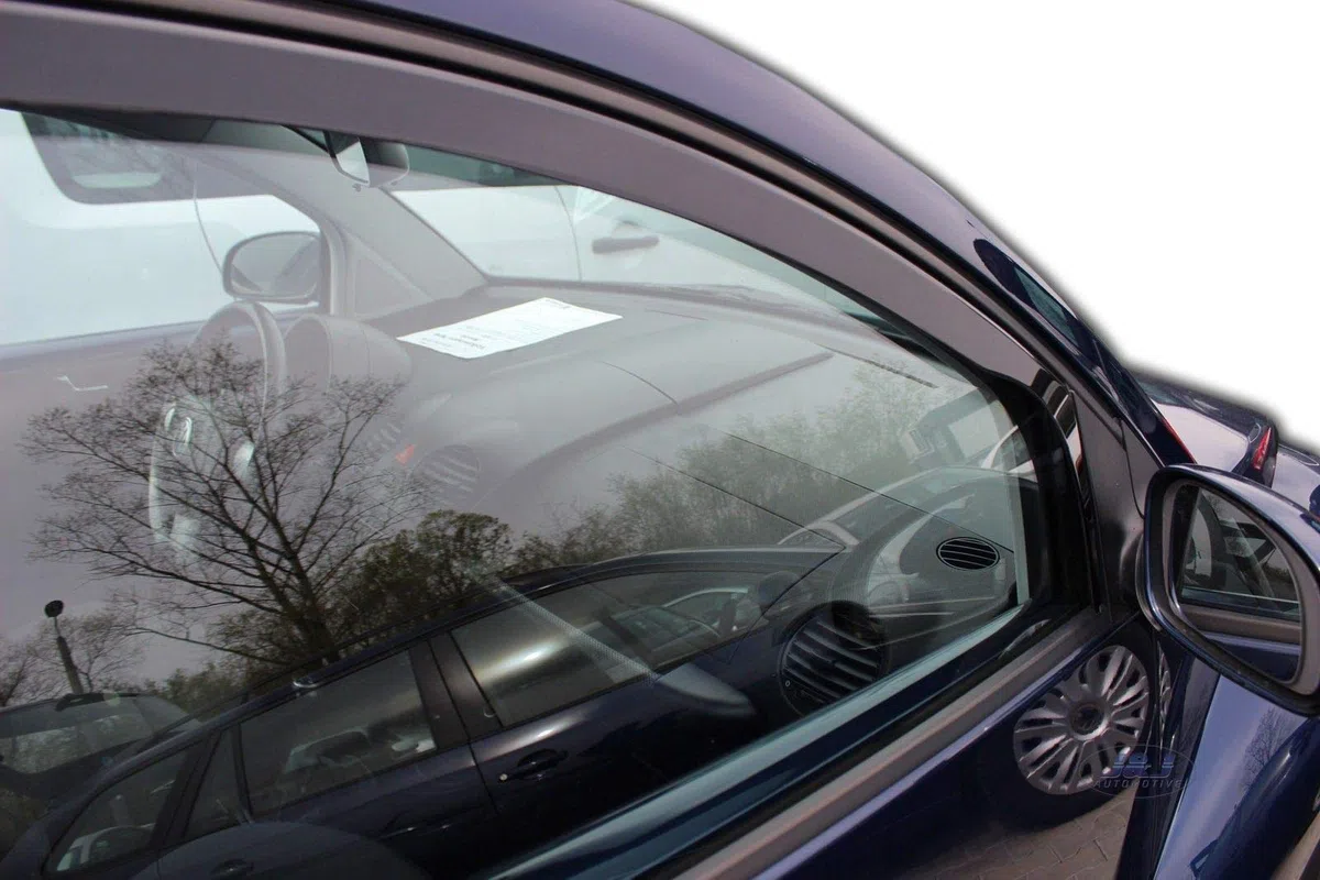 J&J AUTOMOTIVE Windabweiser passend für Volkswagen Beetle 3-Türer 1998-2010 2tlg, Heko Regenabweiser Vorne Getönt Dunkel Passform