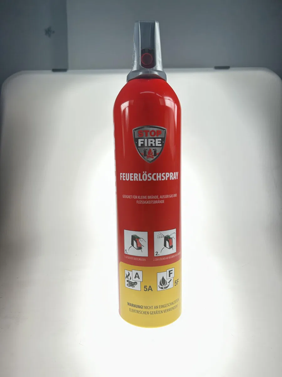 Xenotec Feuerlöscher - Löschspray 2x750 ml - Feuerlöscher Auto - Küche, Haushalt, Auto Feuerlöscher Schaum - Schaumlöscher - Co2 Feuerlöscher - Kompakter Feuerlöscher für unterwegs