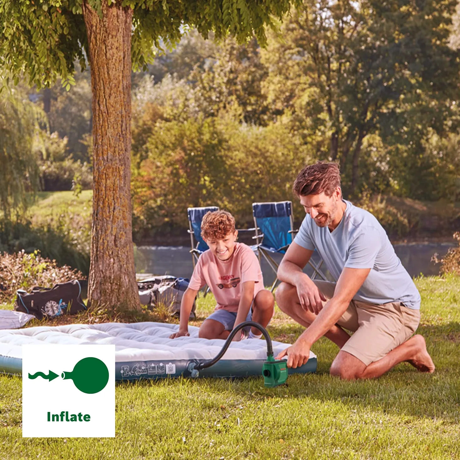 Bosch elektrische Luftpumpe/Luftpumpe für Luftmatratze EasyInflate