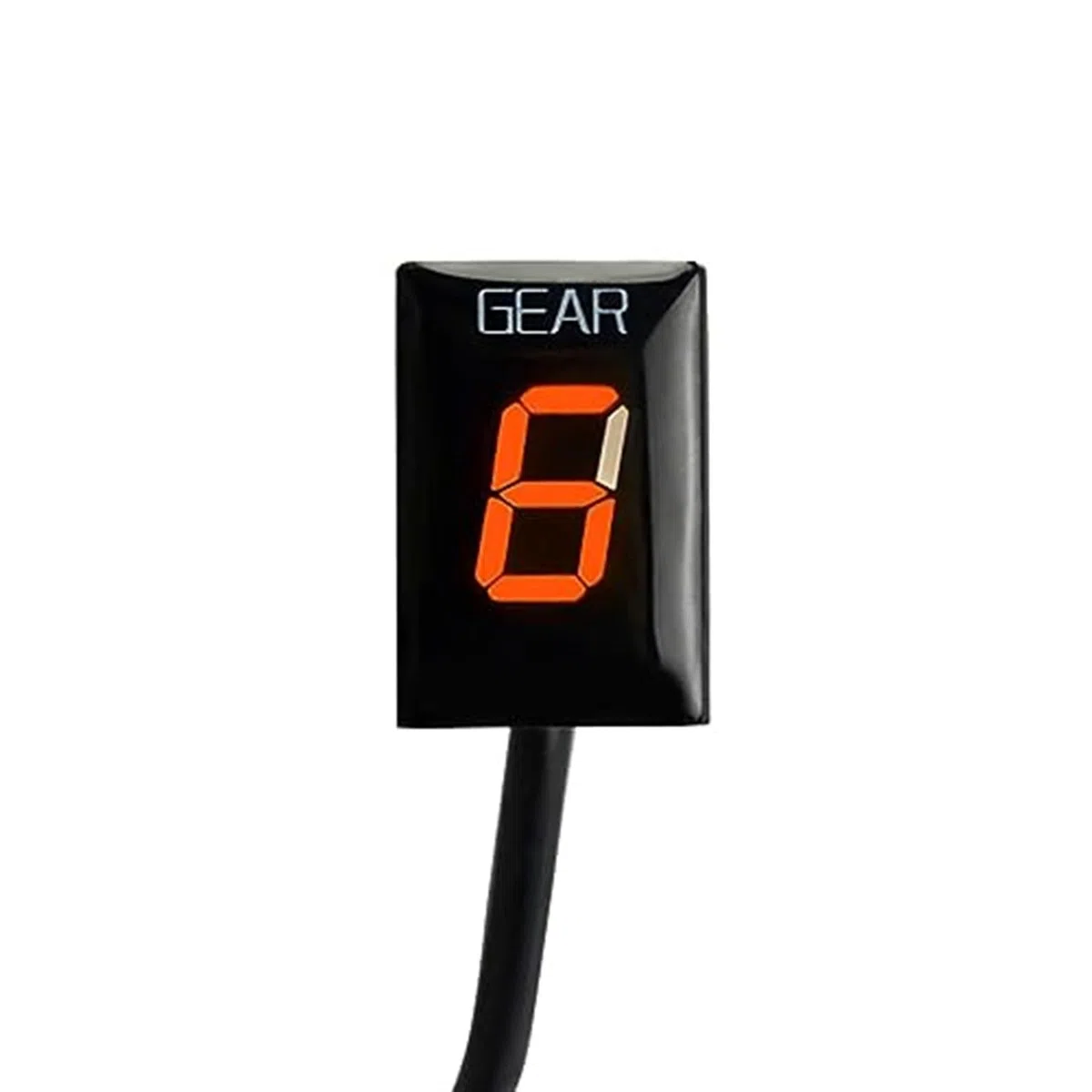 Ganganzeiger Motorradzubehör Ganganzeige 1-6 Level Geschwindigkeitsanzeige, for YZF-R1 YZF R1 YZFR1 1998-2005 2006 2007 2008(Black Orange)