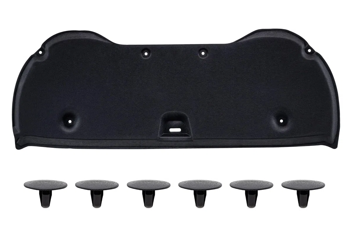 GEPCO Dämmmatte Motorhaube Motorhaubendämmung Motorraumdämmung mit Clips kompatibel mit TOYOTA AVENSIS III T27 2008-2015 SEDAN, KOMBI vor dem zweiten Facelift 5334105040