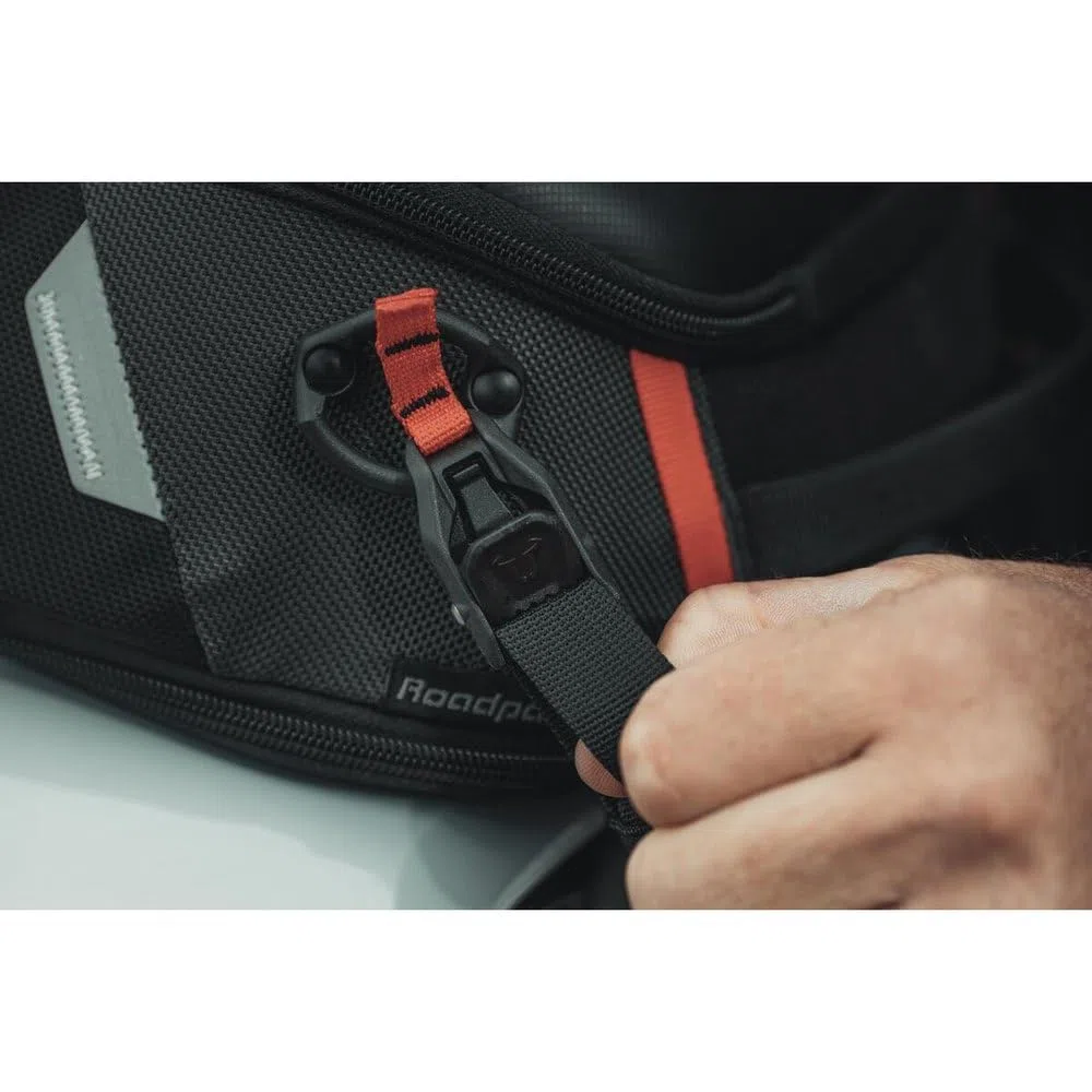 Sw-motech Saddle Bag Nylon Pro Roadpack 1680d 8-14 L 36 x 28 x 15 cm, Schwarz Grau