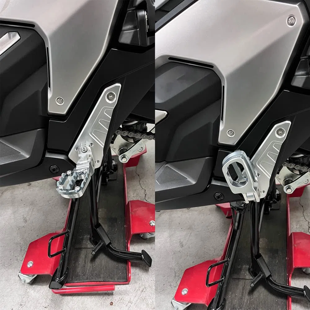 MOQIAOSEIKO CNC Aluminium Motorrad klappbare Beifahrer Fußrasten hinten Pedal für Honda XADV750 X ADV X-ADV 750 2021 2022 2023 2024 2025