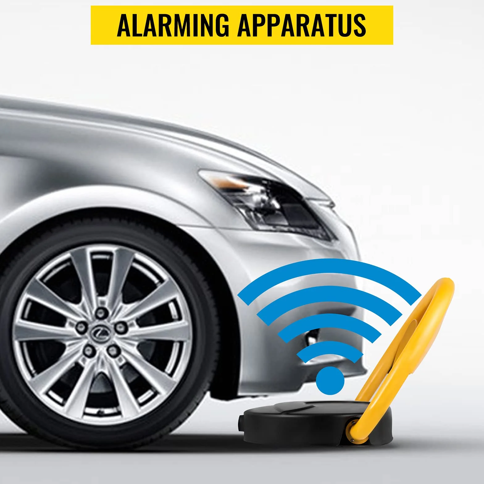 Frantools Parkplatzsperre Fernbedienung Elektronische Private Parkplatz Austauschbare Batterie Parkplatz Sperre Automatische Barriere Alarmierte Werkzeug