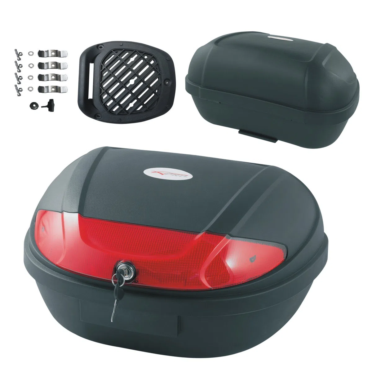 A-Pro Top Case Motorrad Touring Top Box Koffer Motorrad Scooter Quad 48 lt