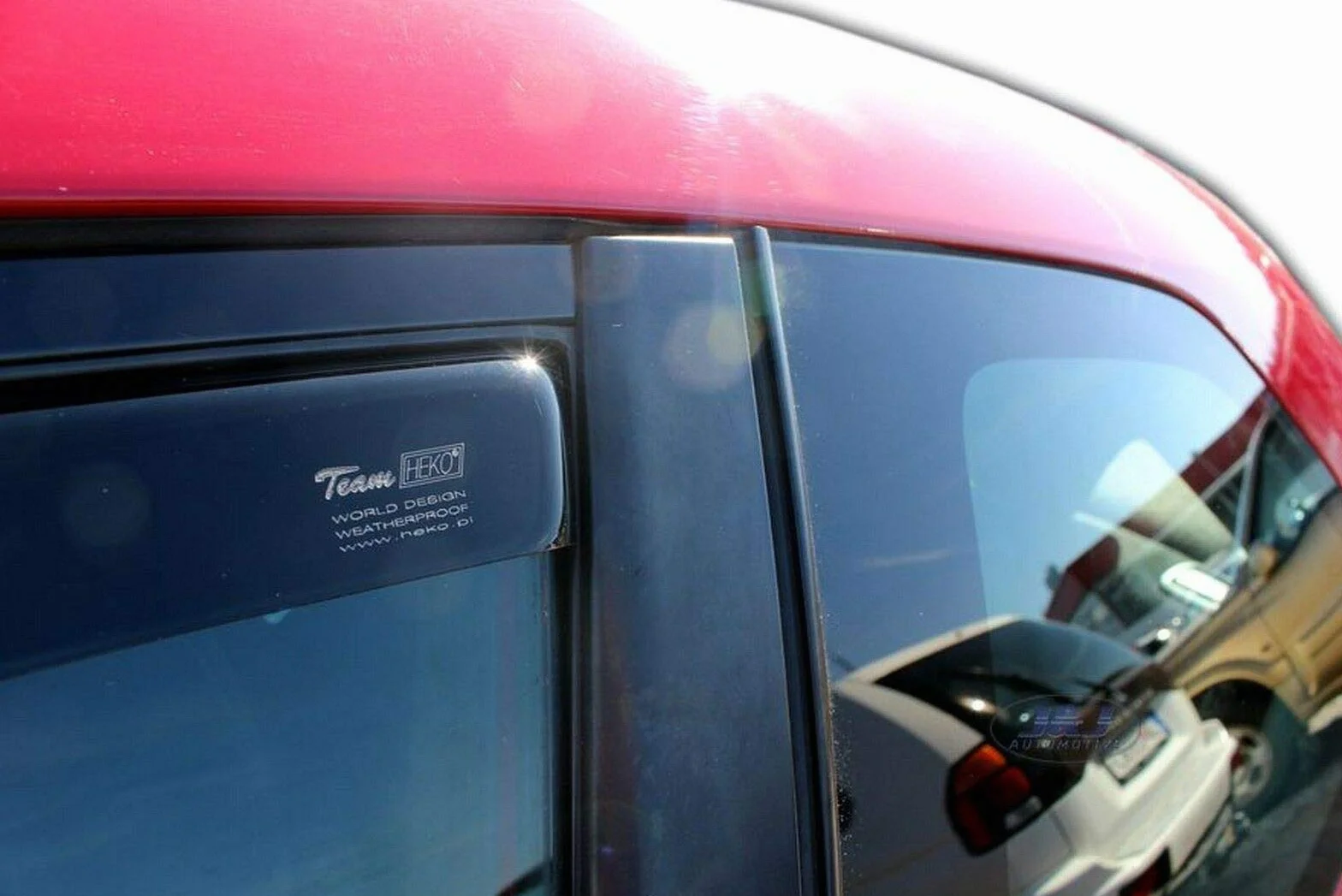 J&J AUTOMOTIVE Windabweiser passend für Ford Ranger 3 2-Türer 2012-2022 2tlg, Heko Regenabweiser Vorne Getönt Dunkel Passform