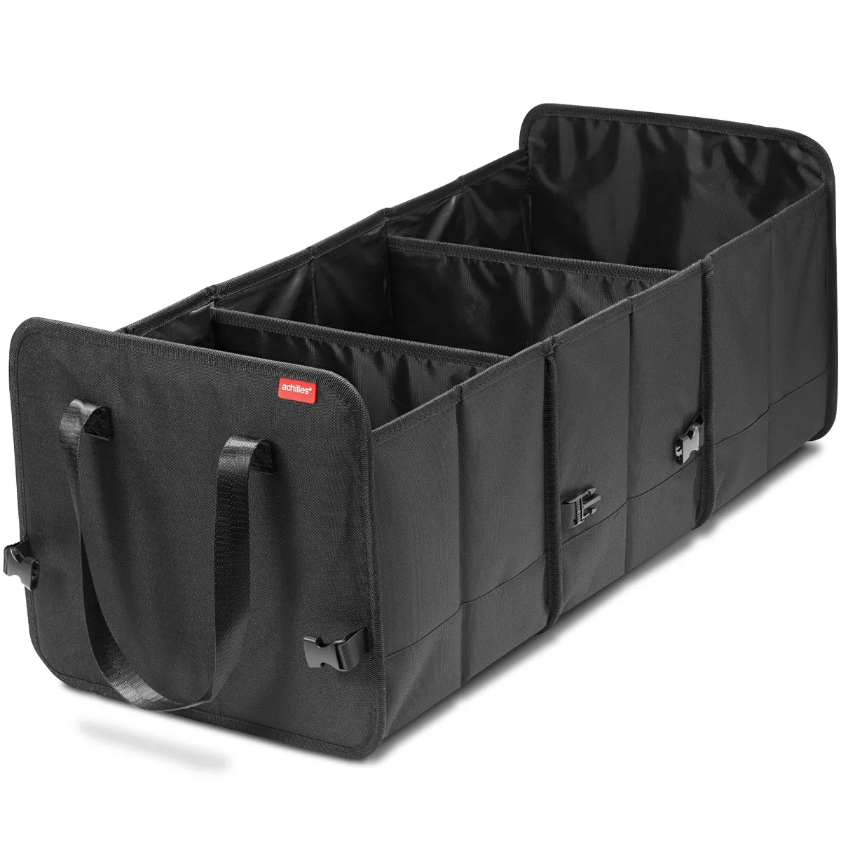 Achilles Faltbare Autobox Auto Organizer Kofferraumtasche 74 x 33 x 30 cm Schwarz