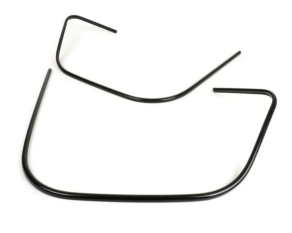 MOTO NOSTRA Kantenschutz/Schlitzrohr Set schwarz kompatibel für Vespa GTS 125, Vespa GTS HPE 300, Vespa GTS Super 125, Vespa GTS Super HPE 300, Vespa GTV HPE 300