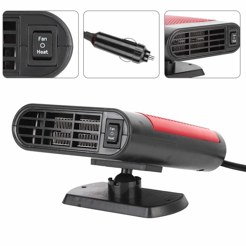 Autoheizung, 24V 150W Universal Windschutzscheibenheizung Abtauung Defogger Autoheizung Tragbare Heizung Geeignet für LKW-Bus