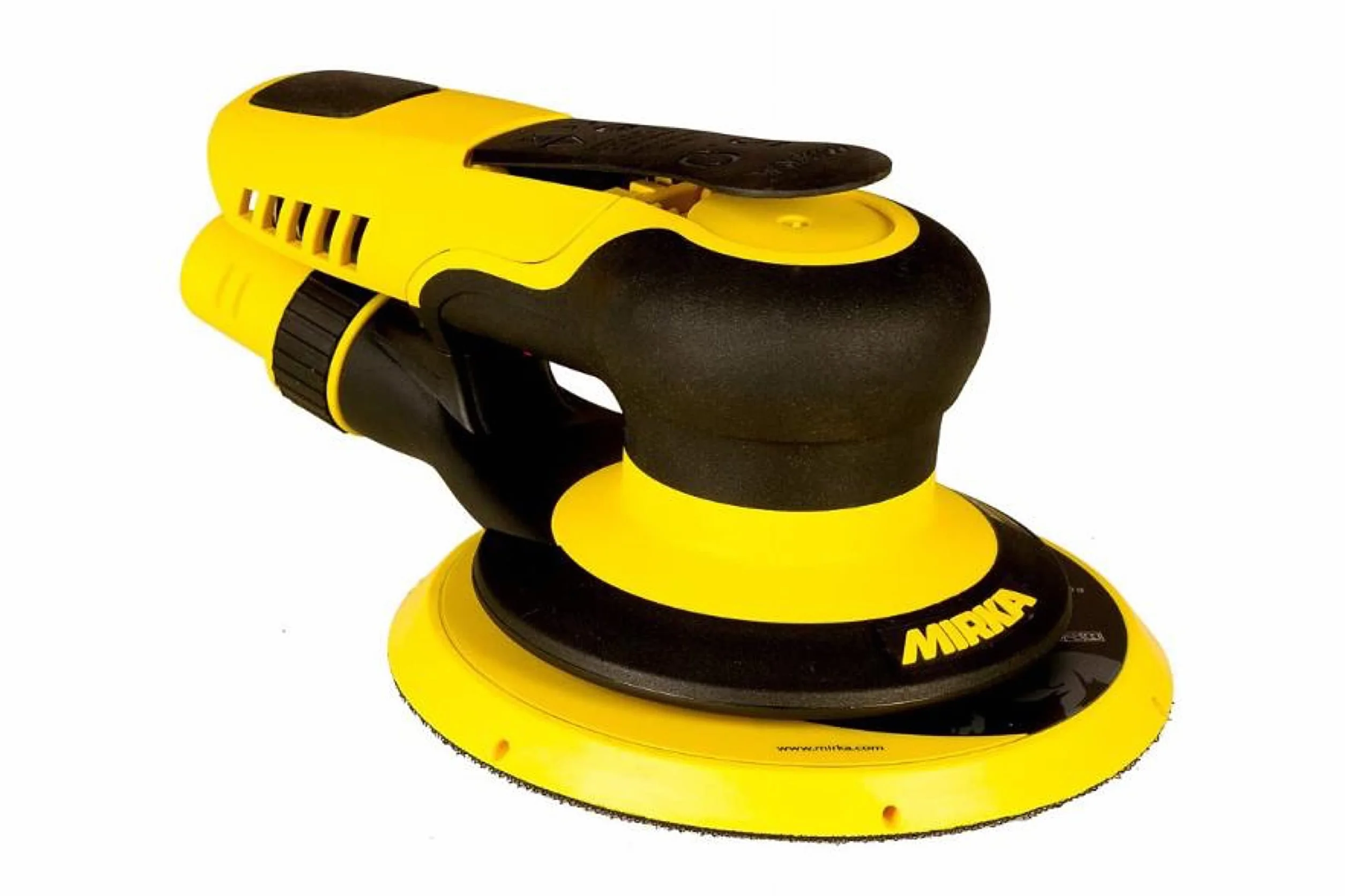 Mirka PROS 625CV / Druckluft Exzenter-Schleifer Schleifmaschine mit Zentral-Absaugung und Klett/für Ø 150mm Schleifpapier / 2,5mm Hub / 8995625111