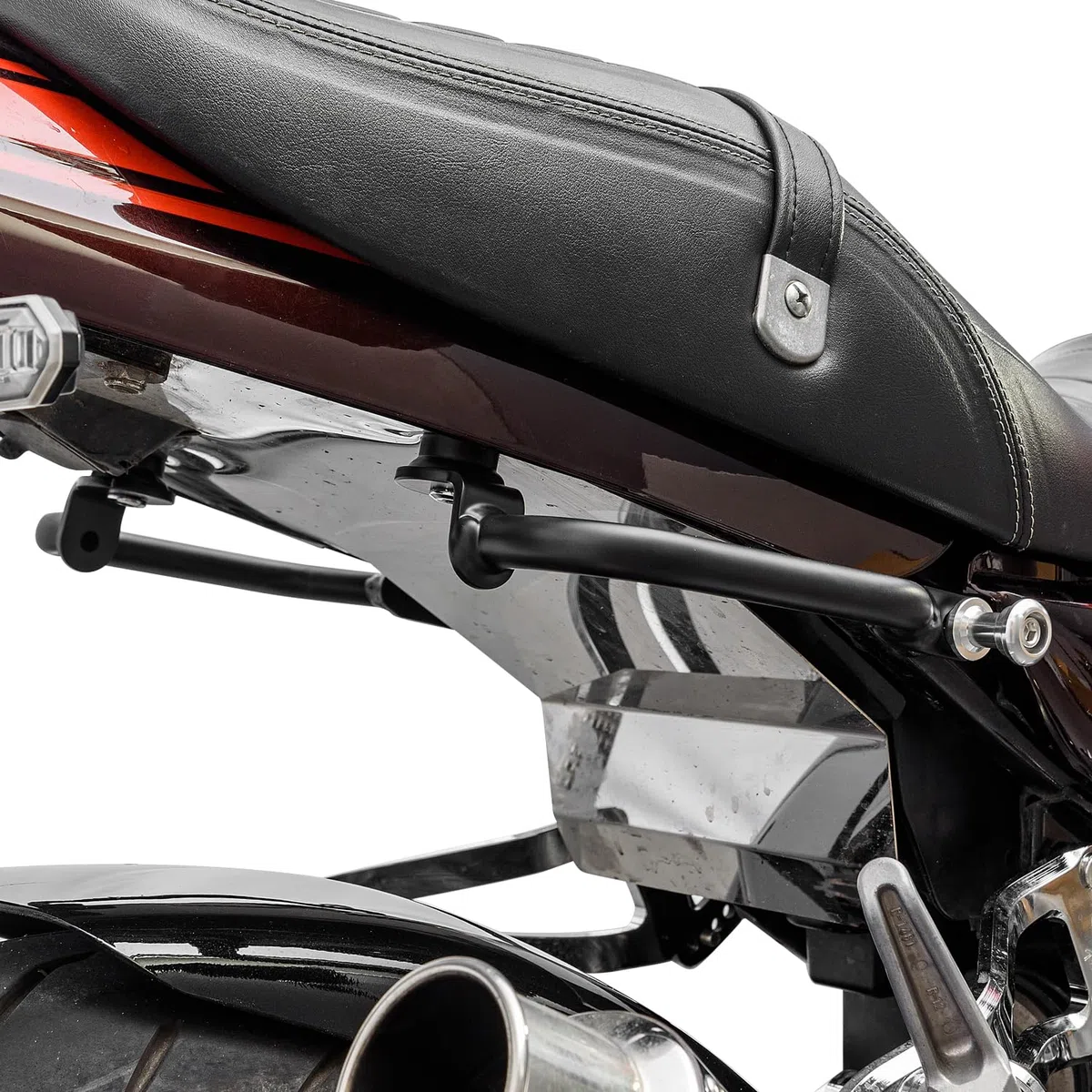 Motorrad-Haltegriffe hinten Soziushaltegriff für den Beifahrersitz Kompatibel mit Z900RS Z900 RS ABS SE Cafe Zubehör 2018 2019 2020 2021 2022 2023 2024 (Schwarz)