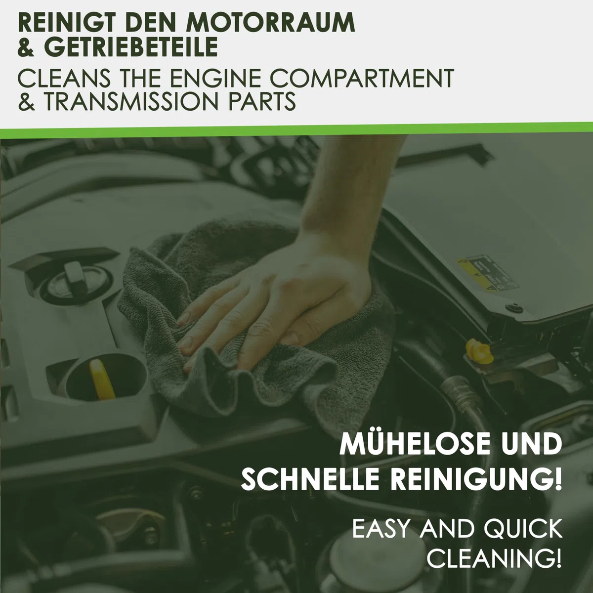 25L Motorreiniger - Konzentrat – Reiniger-Konzentrat für den Motor - Motorraum Reiniger & Entfetter - Motorsystemreiniger & Pflege von Auto, Motorrad & anderen Kfz