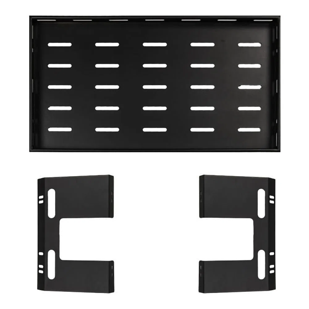 JSCARLIFE Heckklappen-Kofferraum-Gepäckträgerkorb-Ablage für Wrangler JK JL 4-Türer Hardtops, robuster Stahl-Innenraum-Organizer mit 136 kg Kapazität – einfache Montage (für 2007-2025 J-eep Wrangler