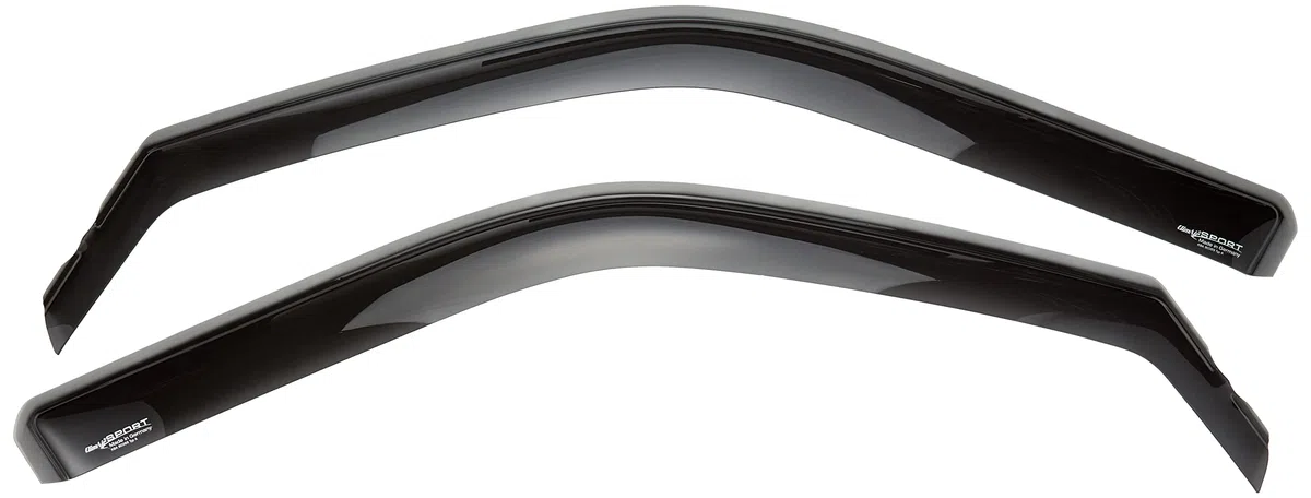 ClimAir CLS0033277D Windabweiser Fensterschacht Vorne Schwarz